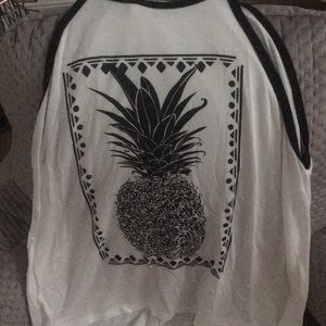 White pineapple tank top